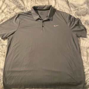 Nike Dri-fit Shirt Mens Gray Short Sleeve Size XXL Athletic